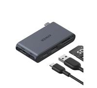 Anker Nano Hub USB C Compact 6-en-1 avec Charge PD 85W (chargeur non inclus) Concentrateur, HDMI 4K à 60 Hz,USB-C 10 Gb/s, USB-A 5 Gb/s, Lecteurs de Carte SD/TF, pour MacBook, Lenovo, HP et Plus