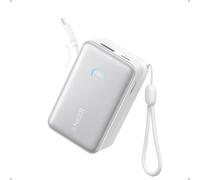 Anker Nano Power Bank, chargeur portable 10 000 mAh avec câble rétractable InstaCord de 0,7 m, batterie compacte de 45 W maximum, écran intelligent, pour iPhone 16/17, iPad, Galaxy, Pixel, et plus