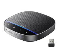 Anker PowerConf S500 Haut-Parleur de conférence avec Certification Zoom, USB-C Bluetooth pour appels, conférences, téléphones, Microphones pour Enregistrement Vocal Intelligent, Noir