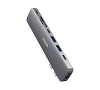 Anker PowerExpand Direct Adaptateur USB-C 8 en 2 pour MacBook avec Port USB-C Multi-Fonctions, HDMI 4K, Ports de données USB-C et USB-A 3.0, Cartes mémoire SD/microSD, Port Audio Lightning