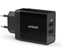 Anker PowerPort 2x USB 24W Chargeur noir