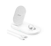 Anker PowerWave Sense Station de charge sans fil 2 en 1 avec support de charge de montre pour Apple Watch SE/6/5/4/3/2/1, iPhone SE 2020, 11, 11 Pro (câble de charge de montre et adaptateur secteur