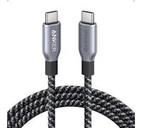 Câble Anker USB-C vers USB-C 0,9 m 240 W Gris et Noir pour Ordinateur portable Tablette Smartphone