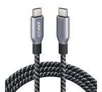 Anker Prime câble USB C vers USB C, câble USB C recharge rapide 240 W 1,8 m, nylon tressé upcyclé haute durabilité, câble USB 2.0 pour iPhone 16/16 Pro/16 Pro Max/16 Plus, MacBook, iPad, Galaxy S24