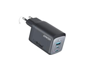 Anker Prime Chargeur Universel Intérieur 67W Noir - 1x USB 2.0, 2x USB Type-C avec Charge Rapide - Alimentation USB - Référence A2669313