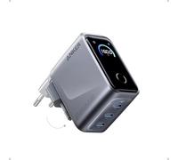 Anker Prime Chargeur USB C 160 W Compact 3 Ports, écran Intelligent et Contrôle Tactile, Mode UltraFast 140 W pour Ordinateurs Portables, MacBook, iPad, iPhone séries 17 16 15 et Plus