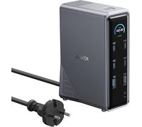 Anker Prime Docking Station 160W, 14-Port with 160W Max Output, 10Gbps Fast Data Transfer, Real-Time Smart Interface, Audio and Ethernet Ports, Dual 4K Displays for Dell, MacBook, and More