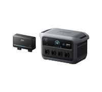 Anker SOLIX C2000 Gen 2 Station électrique + chargeur d'alternateur | Générateur solaire 2 400 W (pic 4 000 W), recharge 58 min, batterie LiFePO4 2 048 Wh, pour 99 % des véhicules à essence