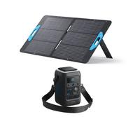 Kit Anker SOLIX C300X DC Batterie nomade avec Panneau Solaire 100W, Station électrique CC 300W Noir