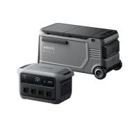 Anker SOLIX EverFrost 2 glacière électrique (58 L) + Station électrique portable Anker SOLIX C2000 Gen 2