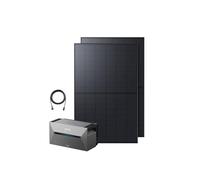 Anker SOLIX kit Solaire avec Batterie (890 W | 1 600 Wh), Solarbank 2 E1600 Pro (1 600 Wh), 2 Panneaux solaires RS40T (445 W), 4 MPPT, CA 1 000 W, Installation Plug&Play