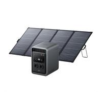 Anker SOLIX S2 Station électrique portable avec câble PS400 | Batterie LiFePO4 2 010 Wh, puissance crête 3 000 W, ASI 10 ms, générateur solaire, avec câble 400 W