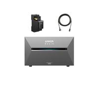 Anker SOLIX Solarbank 3 E2700 Pro, 4 MPPT 3 600 W, capacité max 16 kWh, bidirectionnelle 1 200 W, Anker Intelligence, Plug&Play, zéro gaspillage avec le compteur (sans câble d'extension panneau PV)