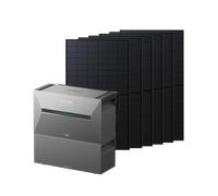 Anker SOLIX Solarbank 3 E2700 Pro + 6 panneaux bifaciaux 500 W (3 000 W) + batterie additionnelle BP2700 Solarbank 3 E2700 Pro + 6 panneaux bifaciaux 500 W (3000W )+ BP2700 batterie additionnelle