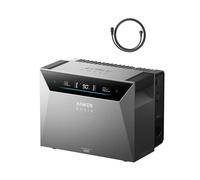 Anker SOLIX Solarbank 4 Pro, batterie solaire, 4 MPPT, entrée solaire 5 000 W, capacité jusqu'à 30 kWh, charge bidirectionnelle 2 500 W, 10 000 cycles, Anker Intelligence, Plug&Play