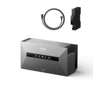 Anker SOLIX Solarbank Max AC, Centrale Solaire de Balcon avec Batterie 7Kwh 3500W, Tout-en-un Plug&Play Stockage Domestique, 10000 Cycles, Installation en 5 Min, Installation Solaire avec Onduleur