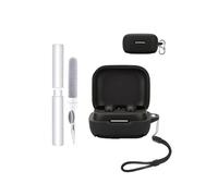 Anker Soundcore P31i Étui de protection en silicone pour casque ouvert, résistant aux chocs, toergy étanche, doux et durable, avec cordon, porte-clés et outil de nettoyage, noir