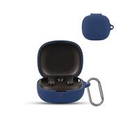 Anker Soundcore R50i / P20i - Coque de protection daunke en silicone souple - Étui doux pour la peau avec mousqueton - Protection complète - Bleu