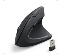 Anker Souris sans Fil Ergonomique Verticale USB sans Fil 2.4G avec 3 Niveaux DPI Ajustables 800/1200 / 1600 et 5 Contrôles Latéraux