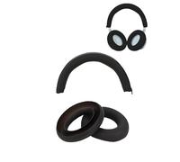 Anker Space One Coque en silicone pour casque Soundcore avec suppression active du bruit, couvre-oreille/bandeau pour Space One, accessoires anti-rayures en silicone souple (noir)