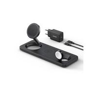 Anker Stacja magnetyczna pozioma MagGo 15W 3-in-1 Czarna