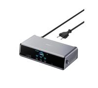 Anker Station d’Accueil Prime, 14 Ports Triple Affichage avec DisplayLink, USB-C 140 W Max, Affichage Intelligent, Ventilateur intégré, Jusqu’à 8K, pour macOS et Windows (Pilote DisplayLink requis)