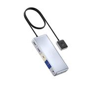 Anker Station d'accueil, commutateur KVM 2 Ordinateurs Portables, USB-C Docking Station Double Moniteur 4K 554, HDMI, DisplayPort, PD 100 W Max, USB 3.0, Audio Lenovo, MacBook, iPad, Steam Deck