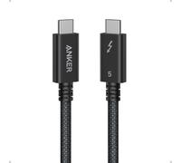 Anker Thunderbolt 5.0 Kabel, 1m USB C auf USB C Kabel, 240W Laden, 40Gbit/s Datentransfer, unterstützt 8K/4K Displays, für iPhone 16 Serie, MacBook, iPad, Samsung (Thunderbolt 5-zertifiziert)