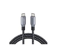 Anker Prime Câble USB-C vers USB-C, 240W avec recharge rapide USB 2.0, en nylon tressé upcyclé haute durabilité et compatible iPhone 16/16 Pro/16 Pro Max/16 Plus, MacBook, iPad, Galaxy S24 - 0,9 m