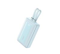 Anker Zolo Batterie Externe 20000 mah, modèle 2025 amélioré | Charge rapide 45 W max, 2 câbles USB C intégrés, 1 port USB-C et A, Power Bank compatible iPhone 17/16/15, Samsung et plus