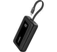 Anker Batterie Externe Haute Vitesse 20000mAh 30W Zolo, Câble USB C Intégré, 1 Port USB C & A, pour iPhone 17 16 15, MacBook, Galaxy, et Autres