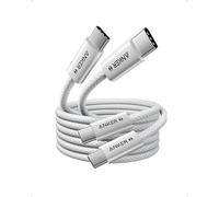 Anker Zolo Câble USB C vers USB C 240W Câble Charge Rapide, 2 pack, Tressé et Résistant à la Poussière, Connecteur Fin, pour iPhone 17 16 15 Série, MacBook Pro/Air, iPad Pro/Air, Galaxy S24 (1,8m*2)