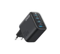 Anker Zolo Chargeur Adaptateur Mural 4 Ports avec Sortie Ultra-Rapide 70 W, Conception Stable et Compacte, pour iPhone séries 17 16, MacBook Air, iPad, Pixel, Galaxy, et Plus (câble Non Inclus)