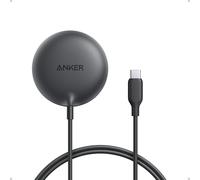 Anker Zolo Chargeur Induction iPhone Magnétique 15W Certifié Qi2, Coussinet de Charge Compatible MagSafe, pour iPhone Séries 17 16 15 14, AirPods, et Bien d'autres (Adaptateur noninclus)