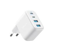 Anker Zolo Chargeur USB-C, Adaptateur Mural 4 Ports avec Sortie 50W Max, 2 Ports USB-C et 2 Ports USB-A, Compact et Stable, pour iPhone 17/16, MacBook, iPad, Pixel, Galaxy, et Plus (Câble Non Inclus)