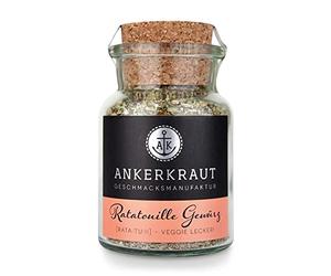 Ankerkraut Assaisonnement Ratatouille, 80 g en verre bouchon, mélange d'assaisonnement avec saveur et arôme délicieux