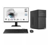 Ankermann Business Office Work Ensemble Complet | Intel Core i5-14400F | Nvidia GeForce GT 710 4Go | 16Go DDR5 RAM | 1To NVMe SSD | Windows 11 | WiFi & Bluetooth | 27 Pouces Moniteur | Souris &