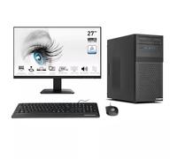 Ankermann Business Office Work Ensemble Complet | Intel Core i5-14400F | Nvidia GeForce GT 740 4GB | 16Go DDR5 RAM | 1To NVMe SSD | Windows 11 | WiFi & Bluetooth | Écran 27 Pouces | Souris & clavier |