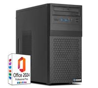 Ankermann-PC Business Work Multimedia PC leise schnell | Intel Core Ultra 5 225 | 32Go DDR5 RAM | 1To NVMe SSD | 450W Netzteil | Windows 11 | WiFi & Bluetooth | MS Office 2024