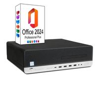 Ankermann-PC HP Elitedesk 800 G4 SF 2x DP 1x HDMI Adapter | 16Go RAM | 480GB NVMe SSD | Windows 11 | Intel Core i7-8700 | MS Office 2024