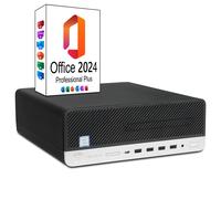Ankermann-PC HP Prodesk 600 G4 SFF | 2x DP + 1x HDMI Adapter | 16Go RAM | 480GB NVMe SSD | Windows 11 | Intel Core i7-8700 | MS Office 2024