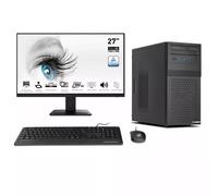 Ankermann-PC Office Bundle PC Bureau | Intel Core i5-10500 | 16Go RAM | 480GB NVMe SSD | Windows 11 | WiFi | 27 Pouces MSI Moniteur | Souris & clavier | MS Office 2024