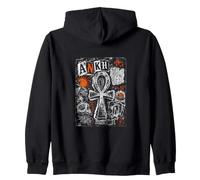 Ankh Ancient Egypt Hiéroglyphes Symbole Pharaon Sweat à Capuche