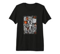 Ankh Ancient Egypt Hiéroglyphes Symbole Pharaon T-Shirt Haut de Gamme