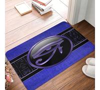 Ankh Égyptien, Œil du Dieu Horus Paillasson De Bienvenue Anti-Poussière Paillasson D'Entree Antidérapant Tapis De Bain pour D'Entrée Terrasse Salon 40X60 Cm