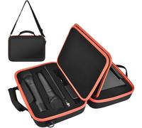 ANKHOH Étui de microphone sans fil pour JBL à chanter pour Tonor, pour Shure pour Bietrun pour ALPOWL, deux systèmes de microphone, mousse DIY, convient pour différentes tailles de microphone (boîte