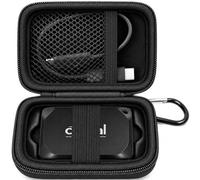 ANKHOH Sac de Transport Compatible avec Crucial X10/X9 Pro 4 to/2 to SSD Portable 1 to Sac de Rangement de Disque Dur Externe pour câble USB-C (boîtier Uniquement)