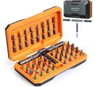 Ankilo 42 en 1 Jeu de tournevis à cliquet avec 40 embouts magnétiques, jeu de tournevis de réparation avec manche à cliquet rotatif, jeu de tournevis à cliquet polyvalent avec étui de transport
