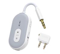 Ankilo atpX Adaptateur Bluetooth 5.3 pour Avion/télévision, émetteur Bluetooth 2 en 1, 3,5 mm, répartiteur Audio Bluetooth pour Audio, Salle de Sport, tablettes, Voiture