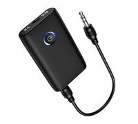 Ankilo Bluetooth Audio Adapter 2 in 1 Transmitter Receiver Bluetooth 5.3 Receiver Jack 3.5mm AUX for Headphones, Speaker, Car, TV, Type-C Charging